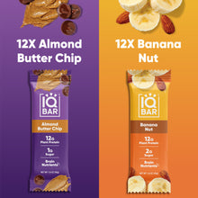 Load image into Gallery viewer, Almond Butter Chip & Banana Nut (24 Bars)