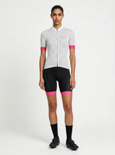 Load image into Gallery viewer, Women's Short Sleeve Jersey | White Polka Dot