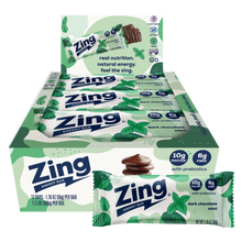Load image into Gallery viewer, dark chocolate mint energy bars