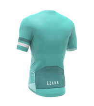 Load image into Gallery viewer, Ozark Cycling Men’s Teal Core Road Jersey – Breathable, Performance Fit with Four-Pocket Storage
