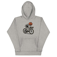 Load image into Gallery viewer, Jack-ô-Lantern Cyclist Unisex Hoodie