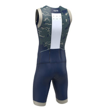 Load image into Gallery viewer, Kona Assault Men’s Triathlon Race Suit — Sleeveless Performance Tri Suit