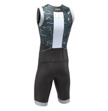 Load image into Gallery viewer, Kona Assault Men’s Triathlon Race Suit — Sleeveless Performance Tri Suit