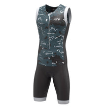 Load image into Gallery viewer, Kona Assault Men’s Triathlon Race Suit — Sleeveless Performance Tri Suit