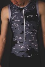 Load image into Gallery viewer, Kona Assault Men’s Triathlon Race Suit — Sleeveless Performance Tri Suit