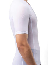 Load image into Gallery viewer, Men's White Short-Sleeve Cycling Base Layer