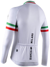 Load image into Gallery viewer, Bianchi Milano Leggenda Storia Men's L/S Cycling Jersey (White) M, 2XL