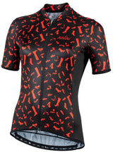 Load image into Gallery viewer, Nalini Women's Red Shoes Cycling Jersey (Black with Red Shoes) XS, S, M, L, XL