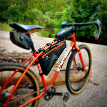 Load image into Gallery viewer, Bike Frame Bag, Welded Seams, TPU Coated, Black