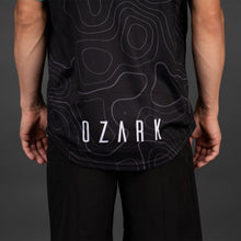 Load image into Gallery viewer, Men's MTB Short Sleeve Jersey | Black Topography