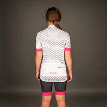Load image into Gallery viewer, Women's Short Sleeve Jersey | White Polka Dot