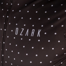 Load image into Gallery viewer, Ozark Cycling Men’s Jersey – Black Polka Dot Performance Fit with Full-Length Ventilation and Ample Storage
