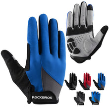 Load image into Gallery viewer, ROCKBROS Cycling Gloves for Men Women Breathable Gel Pad Road Mountain Bike Gloves