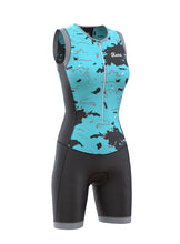 Load image into Gallery viewer, Women’s Kona Assault Triathlon Race Suit — Sleeveless Performance Tri Suit
