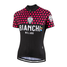 Load image into Gallery viewer, Bianchi Milano Sosio Women's Cycling Jersey (Black / Fuchsia) X-Small
