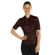 Load image into Gallery viewer, Nalini Women's Red Shoes Cycling Jersey (Black with Red Shoes) XS, S, M, L, XL
