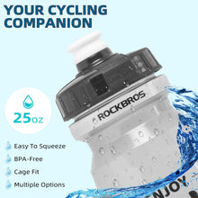 Load image into Gallery viewer, ROCKBROS Cycling Water Bottle 20-25oz Cycling Bottle BPA-Free
