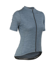 Load image into Gallery viewer, Voler W. LIGHTWEIGHT MERINO JERSEY - SLATE HEATHER
