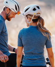 Load image into Gallery viewer, Voler W. LIGHTWEIGHT MERINO JERSEY - SLATE HEATHER
