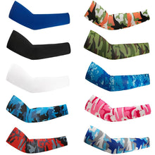 Load image into Gallery viewer, 2Pcs Unisex Cooling Arm Sleeves UV Protection - Running or Cycling
