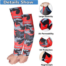 Load image into Gallery viewer, 2Pcs Unisex Cooling Arm Sleeves UV Protection - Running or Cycling
