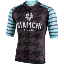 Load image into Gallery viewer, Bianchi Milano Flumini Men's Cycling Jersey (Light Blue / Charcoal) S, XL, 2XL
