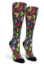 Load image into Gallery viewer, Stain Glass Hearts - (Standard &amp; Extra Wide)
