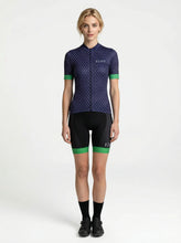 Load image into Gallery viewer, Women's Jersey | Navy Blue Polka Dot

