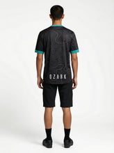 Load image into Gallery viewer, Men's MTB Short Sleeve Jersey | Black Topography
