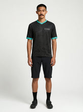 Load image into Gallery viewer, Men's MTB Short Sleeve Jersey | Black Topography
