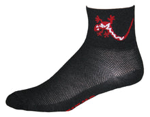 Load image into Gallery viewer, GIZMO Socks - Lizard - Black - Small &amp; Medium
