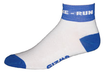 Load image into Gallery viewer, GIZMO Socks - Triathlon - Blue - Small Only
