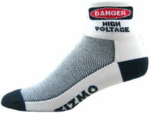 Load image into Gallery viewer, GIZMO Socks - High Voltage - White - Small Only
