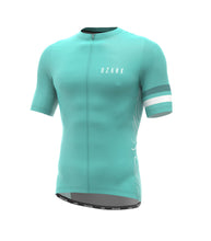Load image into Gallery viewer, Ozark Cycling Men’s Teal Core Road Jersey – Breathable, Performance Fit with Four-Pocket Storage
