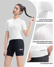 Load image into Gallery viewer, Women's TVI Solid Color Short-Sleeve Cycling Jersey
