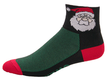 Load image into Gallery viewer, GIZMO Socks - Santa Claus - Black - Small only
