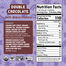 Load image into Gallery viewer, Skout Organic Double Chocolate Soft Baked Cookies
