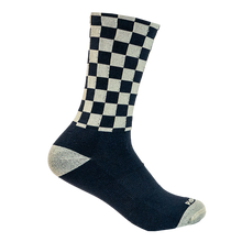 Load image into Gallery viewer, Socks - Checkered Black/Tan

