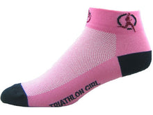 Load image into Gallery viewer, GIZMO Socks - Triathlon - Pink - Small &amp; Medium

