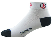 Load image into Gallery viewer, GIZMO Socks - Triathlon - White - Small Only
