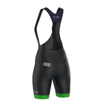 Load image into Gallery viewer, Women's Bib Shorts | Navy Blue Polka Dot
