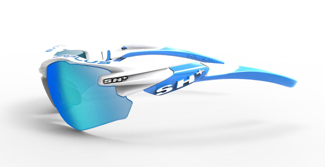 SH+ Sunglasses RG 5000 White/Blue – Gizmo Gear (Cycling & Running)