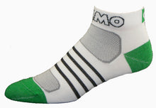 Load image into Gallery viewer, GIZMO Socks - G-Tech 1.0 - White/Green - Small &amp; Large
