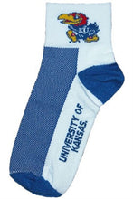 Load image into Gallery viewer, Performance Socks - Kansas Jayhawks - Small &amp; Large
