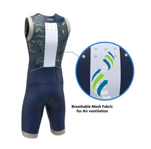 Load image into Gallery viewer, Kona Assault Men’s Triathlon Race Suit — Sleeveless Performance Tri Suit
