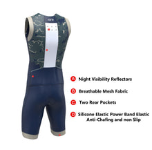Load image into Gallery viewer, Kona Assault Men’s Triathlon Race Suit — Sleeveless Performance Tri Suit
