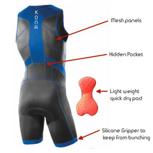 Load image into Gallery viewer, Men’s Kona I Triathlon Race Suit
