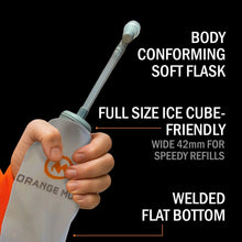 Load image into Gallery viewer, Orange Mud UltraFlask 500ml — No-Slosh Soft Flask
