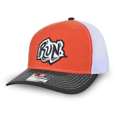 Load image into Gallery viewer, Run Hat by Orange Mud, Black/Orange/White
