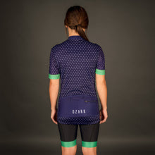 Load image into Gallery viewer, Women's Jersey | Navy Blue Polka Dot

